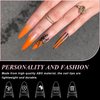 Moxluck Stiletto Nail Tips,Soft Gel Almond Half Cover False Nails Clear Acrylic Press on Nails 120Pcs,Soft Gel Nail Tips Extension False Tips for Nail Salons and DIY Nail Tips Art at Home