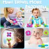 Guibola Suction Cup Spinner Toys for 1 Year Old Boy Girl 3PCS Spinning Toys for Toddlers 1-3 Sensory Toys Infant Bath Toys Travel Toys for Babies 10-12 Months, First Birthday Baby Gifts for 1 Year Old
