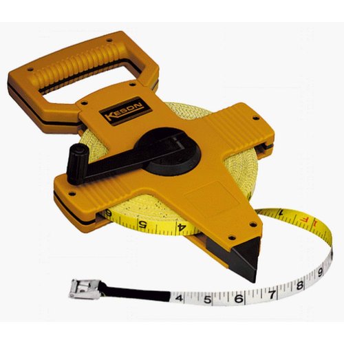 Keson OTR18100 Open Reel Fiberglass Tape Measure Reel (Graduations: ft., in. 1/8), 100-Foot