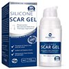 100% Silicone Scar Gel Scar Cream - Advanced Scar Gel for Surgical Scars, C-Section, Stretch Marks, Acne, Injury, Burns, Keloids, Old and New Scars 1.06oz(30g) (Maximum Strength 100% Silicone)