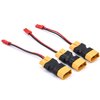 FPVDrone XT60 Male to Female Connectors with JST Female in-line Lipo Battery Connector Adapter for RC Multicopter Quadcopter
