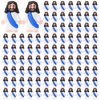 Bememo 200 Pcs Mini Jesus Figurines Bulk Tiny Jesus Toys Christ Savior Jesus Doll Gifts Religious Party Favors for Sunday School Baptism Craft GIF(Blue)
