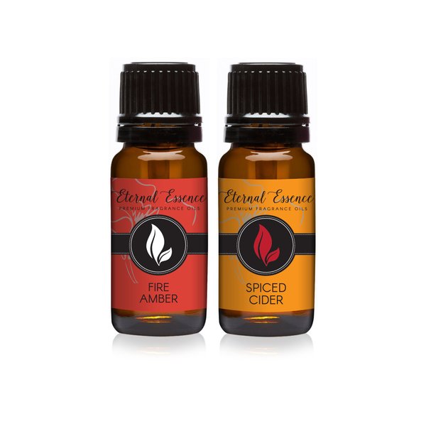 Pair (2) - Fire Amber & Spiced Cider - Premium Fragrance Oil Pair - 10ml