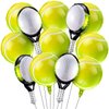 Motionchic 12 Pieces Tennis Party Balloons Green Tennis Balloons Tennis Party Decorations Foil Tennis Ball Balloons Tennis Racket Balloon for Men Women Sports Tennis Themed Birthday Party Supplies