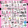Holy Cow Im One Temporary Tattoos 8 Sheets 70 PCS Cow First Party Decorations Supplies Favors Farm Cow Theme Birthday Cute Stickers Christmas Gifts for Boys Girls Class School Prizes Carnival
