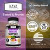 Kaya Naturals Elderberry Immune Support | Elderberry with Zinc and Vitamin C for Adults Elderberry Vitamins, Probiotics & Turmeric 1000mg Immune System Booster Sambucus Elderberry Capsules - 60 Count