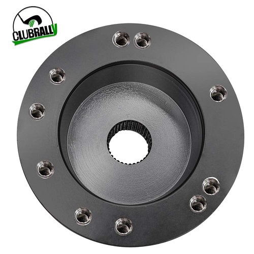 CLUBRALLY Golf Cart Steering Wheel Adapter for Club Car DS-Black