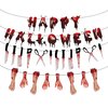 Dismembered Body Parts Banner Bloody Halloween Decorations Creepy Halloween Banner Zombie Decorations Chucky Party Decorations Halloween Birthday Party Decorations Halloween Decorations Scary Fake