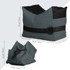 Twod Outdoor Shooting Rest Bags Target Sports Shooting Bench Rest Front & Rear Support SandBag Stand Holders for Gun Rifle Shooting Hunting Photography - Gray
