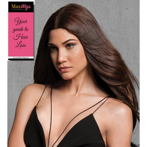 22" Straight Fineline Extensions Color R6 DARK CHOCOLATE - Hairdo Wigs 4 Piece Kit Clip In Women's Tru2Life Heat Friendly Synthetic Added Length Bundle with MaxWigs Hairloss Booklet