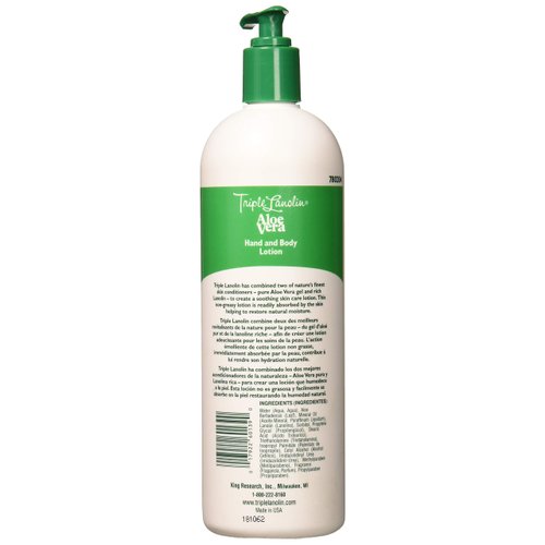 Triple Lanolin Aloe Vera Lotion 20 oz.