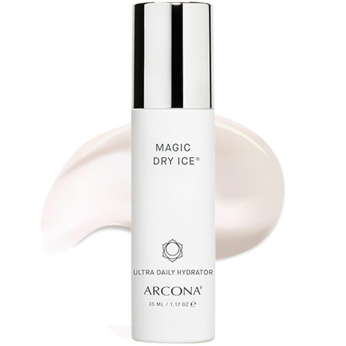 ARCONA Magic Dry Ice - Ultra Hydrating Face Moisturizer - Squalane, Lipids, Aloe & Olive Fruit - For Dry Skin, Sensitive Skin & Redness Relief, 1.17 oz. Vegan, Cruelty Free, Made In The USA