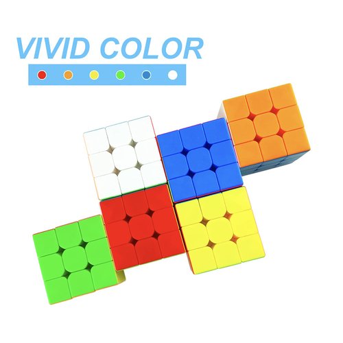 12 Pack Speed Cube 3x3 Set, Stickerless Cube 3X3, Party Favors for All Age, Puzzle Game Toys, Classroom prizes, School Rewards