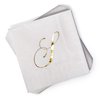 Gift Boutique 100 Gold Monogram Cocktail Napkins Letter S Disposable Paper Pack Elegant Metallic Golden Foil Hand Napkin for Powder Room Wedding Holiday Birthday Party Baby Shower Decorative Towels