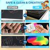 RMJOY Rainbow Scratch Art for Kids: Easter Basket Stuffers Gifts for Kids 60pcs Magic Art Craft Scratch Off Paper Supplies for Age 3-12 Boy Teen Toy Game for Valentines Birthday Gifts |Party Favor