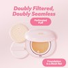 milktouch Milky Glow Cushion Foundation for REAL Glass Skin - NO Oxidation, Radiant Finish, Long-Lasting, Non-Creasing - Glutathione & Vitamin Complex Hydrating Skincare Benefits (19C Rosy Ivory)