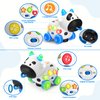 Baby Toys 6-12-18 Months, Musical Cow Toy 1 Year Old Boy Girl Birthday Gifts, Bilingual Educational Learning Toddler Toys for 1 Year Old, 6 7 8 9 10 12 Months Old Crawl Walk Baby Toy