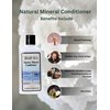Malki Dead Sea Products Natural Mineral Conditioner | Dead Sea Conditioner for Itchy Scalp | Eczema and Psoriasis Support, Paraben Free, Softening, Detangling, and Hydrating, Itchy Scalp Conditioner