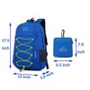 CLEVER BEES Outdoor Water Resistant Hiking Backpack, Blue
