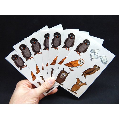 Premium Owl Temporary Tattoos, Party Favors