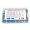 KOOTANS 32Size 1225Pcs Metric Nitrile Rubber O Rings Assortment Kit + 4pcs O-Ring Remover, Oil Resistant NBR O-Ring Sealing Assortment Kit Set for Air Plumbing, Fuel Injector and Faucet Seal O Rings