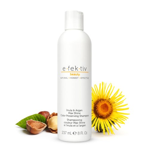 e.fek.tiv beauty Inula Plus Argan Max Shine Color Preserving Shampoo - Shampoo for Color-treated hair - Protect Enhace Hair Color - Color Safe - Sulfate-free - Vegan - Clean Formula - Unisex - 8 Oz