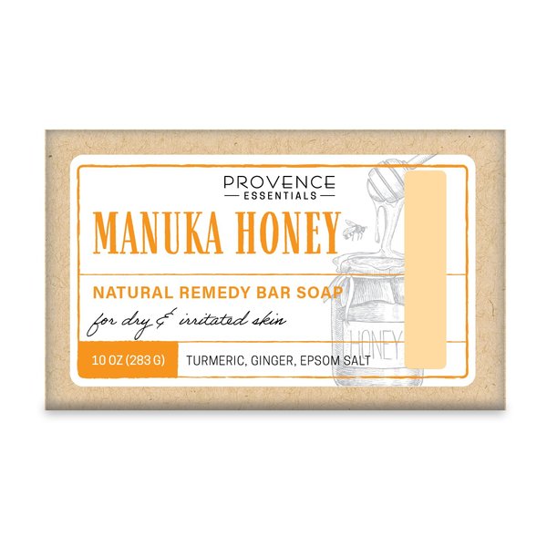 PROVENCE ESSENTIALS Natural Bar Soap (Manukah Honey)