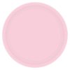 Blush Pink Disposable Round Paper Plates, 10 1/4"- 20 pcs.