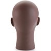 Hedume Afro American Mannequin Head with Clamp, Bald Manikin head, Mannequin Head for Wigs, Hat, Glasses Display
