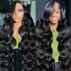 magicjoy Body Wave Lace Front Wig Human Hair Pre Plucked Glueless Human Hair 13x6 Lace Front Wigs Human Hair Body Wave Frontal Wigs for Black Women HD Lace Wigs 18 Inch 180% Density