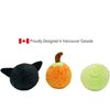 HugSmart Pet Halloween Squeaky Plush Toys Series (Vampire (Pack of 3 Toys))