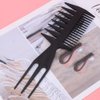 Haosie Wide Tooth Comb, Double Side Coloring Styling Comb, Plastic Hair Dye Comb, Floating Painting Comb, Marbling Combs for Salon Barbers Kids Artistic Accessory