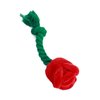 Stuffed Dog Toy Squeak Plush Rose Flower Puppies Teething Toy Interactive Chew Toy for Dogs Improves Pet Healthy plush rose flower dog toy squeak cute chew toy for chewers multifunctional dog chewing