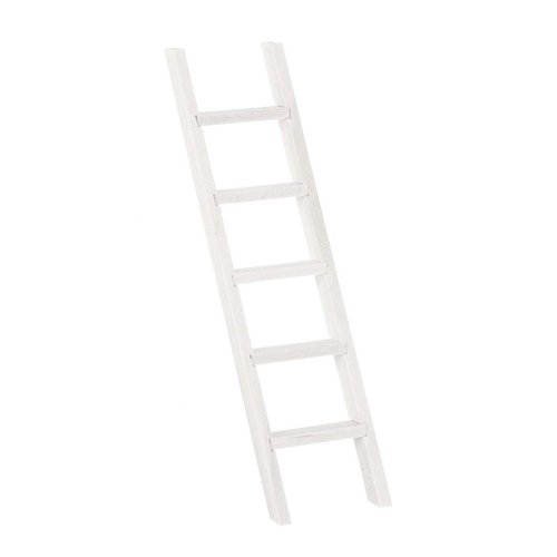 Milisten 1:12 Miniature Ladder Mini Wood Doll House Ladder Furniture Staircase Model DIY Dollhouse Furniture for Doll House Accessories
