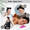 WHAVEL 9 Pack Black Spa Headband for Washing Face, Makeup Headband Skincare Headbands Face Wash Headband Bow Headbands Facial Headband Soft Fluffy Headband for Washing Face (A. Black)