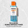 ZIGTAG Teca Micro Bubble Ampoule Toner - Dual-Action Hydrating and Exfoliating Toner with TECA, Zinc & PHA for Deep Moisture and Skin Soothing, Korean Skincare, 100ml