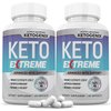 (2 Pack) Ketogenix Keto Extreme Keto Pills 1675MG New & Improved Formula Contains Apple Cider Vinegar Extra Virgin Olive Oil Powder Green Tea Leaf 120 Capsules