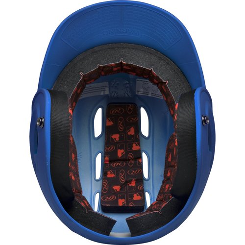 Rawlings | R16 VELO Baseball Batting Helmet | Senior (6 7/8" - 7 5/8") | Matte Royal