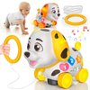 Musical Puppy Toys for 1 Year Old Girl Boy Gift, Baby Crawling & Walking Toys 6-12-18 Months, First Christmas 1st Birthday Gifts for Girls Boys, Bilingual Toddler Learning Toys Age 1-2