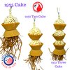 Bonka Bird Toys 1931N Natural Three Cake Parrot Chew Shred Forage Cage Toy, Conure, Amazon, Pionus, and Similar