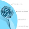 RAIN’S SECRET Lollipop Shaped Mini Detangling Hair Brush for Women,Men,Kid, Wet/Dry Hair,Pocket Detangler for Outing or Traveling (blue)