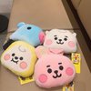 Lerion Stuffed Animal Pillow Baby Face Flat Cushion Doll Plush Small Plush Puppets Toy Boys Throw Pillow Cushion (Shooky)