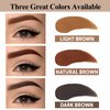 Eyebrow Stamp Stencil Kit Waterproof Eyebrow Stamp And Shaping Kit Perfect Eyebrows Stamp Kit(light Brown)