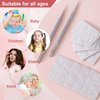 HINZIC Stainless Steel Nail Cuticle Pusher Tools Dual Ended Cuticle Remover Self-Adhesive 240/180 Grit Sandpaper Sheets Nail Care Replacement for Women Girls