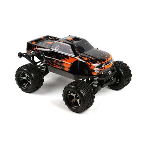 SummitLink Compatible Custom Body Muddy Orange Over Black Replacement for 1/10 Scale RC Car or Truck (Truck not Included) ST-BR-03