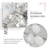 Asooll Crystal Bride Wedding Hair Comb Silver Rhinestone Bridal Hair Clips Hair Accessories for Women and Girls