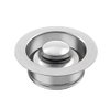 Sink Flange for Garbage Disposal and Sink Stopper Stainless Steel Fit Universal 3-1/2 Inch Standard Sink Drain Openings Kitchen Sink Garbage Disposal Replacement Accessories (Brushed)