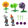 JHESAO 5 PCS Plants and Zombies Toys Action Figures Zombies PVZ Toys Set 1 2 Series Great Gifts for Kids and Fans, Birthday and Christmas Party New