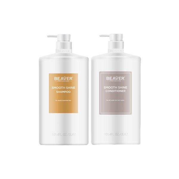 3L Professional Smoothing, Nourishing & Moisturizing Shampoo & Conditioner Formula for Damaged and Dry Hair, Extra Strength Hydrate & Repair for Color Treated Hair