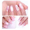 Imtiti Hot pink Champagne pink Color Gel Nail Polish,0.5fl oz Holographic 9D Cat eyes Glitter Magnetic Gel Polish UV Gel Nail Polish with Magnetic Stick for Nail Salon